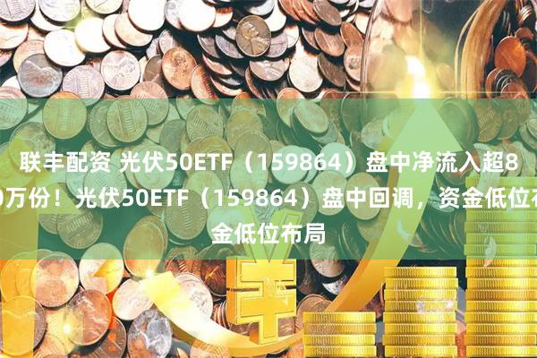 联丰配资 光伏50ETF(159864)盘中净流入超8000万份!光伏50ETF(159864)盘中回调,资金低位布局