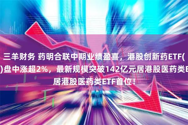 三羊财务 药明合联中期业绩盈喜,港股创新药ETF(513120)盘中涨超2%,最新规模突破142亿元居港股医药类ETF首位!