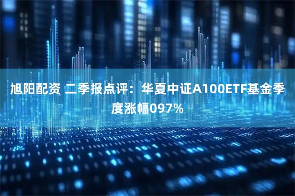旭阳配资 二季报点评：华夏中证A100ETF基金季度涨幅097%